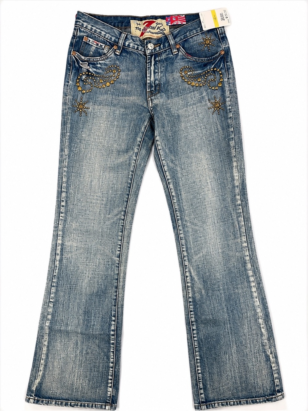 7 For All Mankind x Great China Wall Y2K Limited Edition Flare Jeans 30